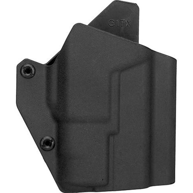 Lancer Tactical Light Bearing Hard Shell Holster for Glock 17, Black