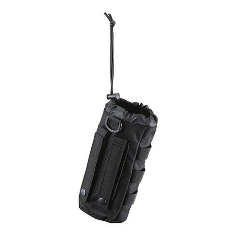 Lancer Tactical Molle Water Bottle Pouch, Black