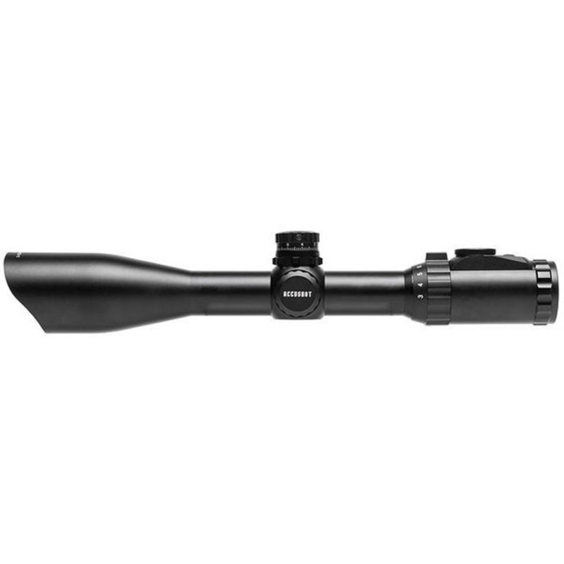 Leapers UTG 3-12X44 30mm Scope, AO, 36-color Mil-dot, w/ Rings, Black