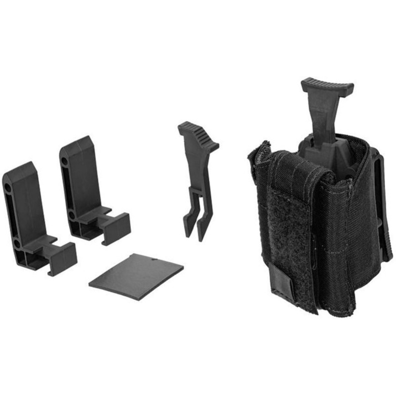 Universal Pistol Holster w/ Belt Clip, Black