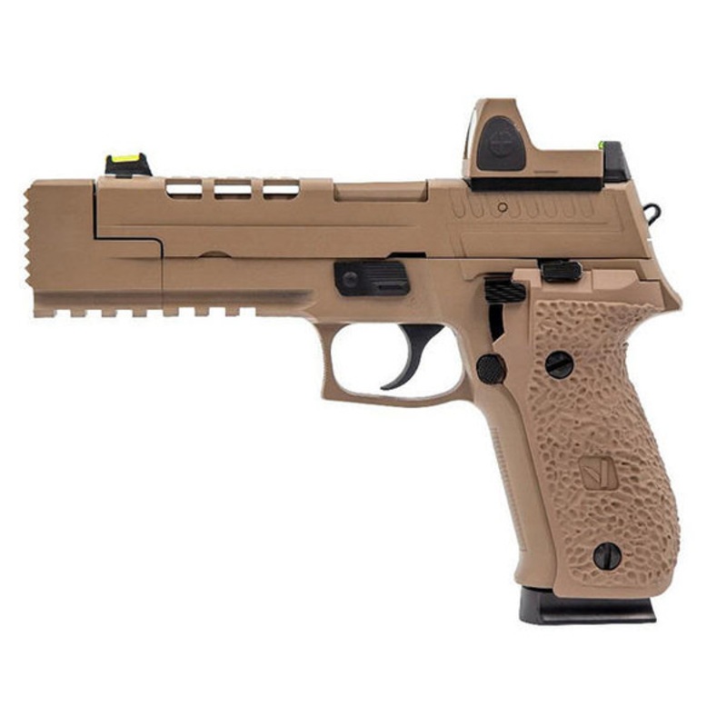 Vorsk VP26X Gas Blowback Airsoft Pistol w/ Micro Red Dot, Tan