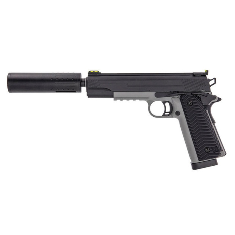 Vorsk VX-14 GBB Airsoft Pistol, Black/Grey