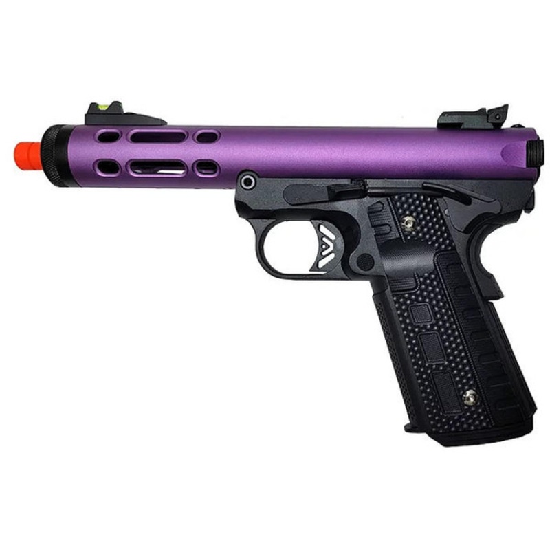 WE-Tech Galaxy02 1911 Series Full Metal Gas Blowback Airsoft Pistol, Purple