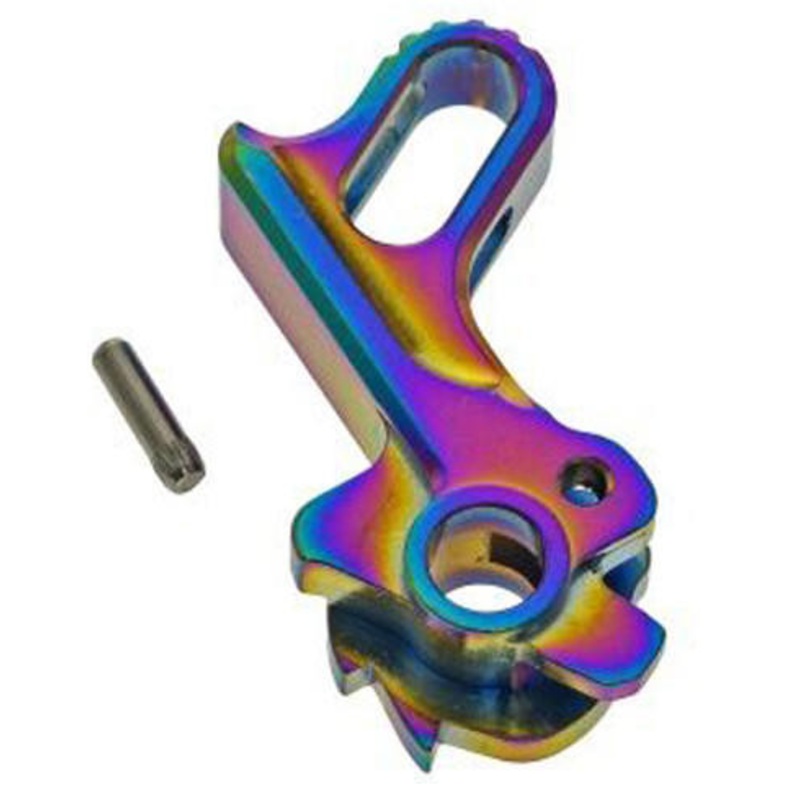 CowCow Match Grade Stainless Steel Hammer for Tokyo Marui Hi-Capa/1911, Rainbow