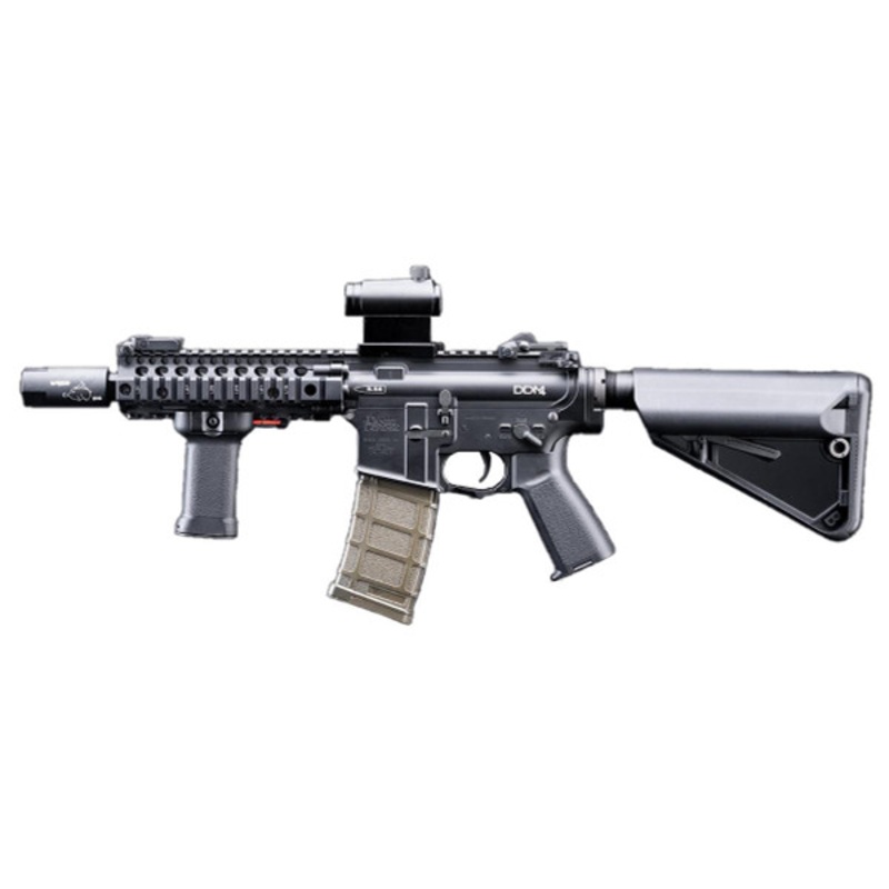 EMG Daniel Defense Licensed Lite DDM4 Dagger RISII-7 B.R.S.S. Airsoft AEG Rifle, Black