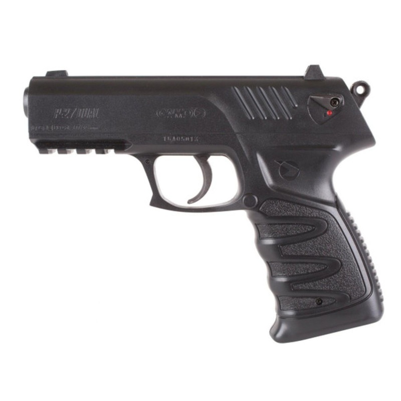Gamo P-27 Dual Pellet CO2 Powered 0.177 Cal BB Air Pistol, Black