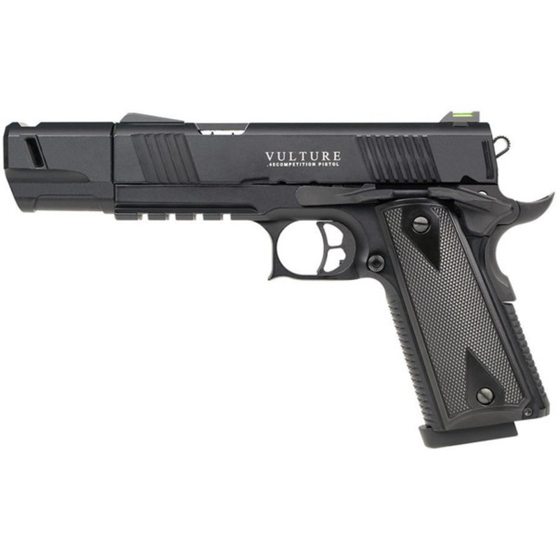 ICS BLE-Vulture Tactical Gas Powered Airsoft Pistol, Black