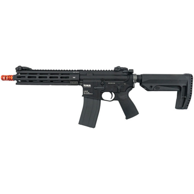 KWA Airsoft LM4D MLOK Gas Blowback Rifle, Black