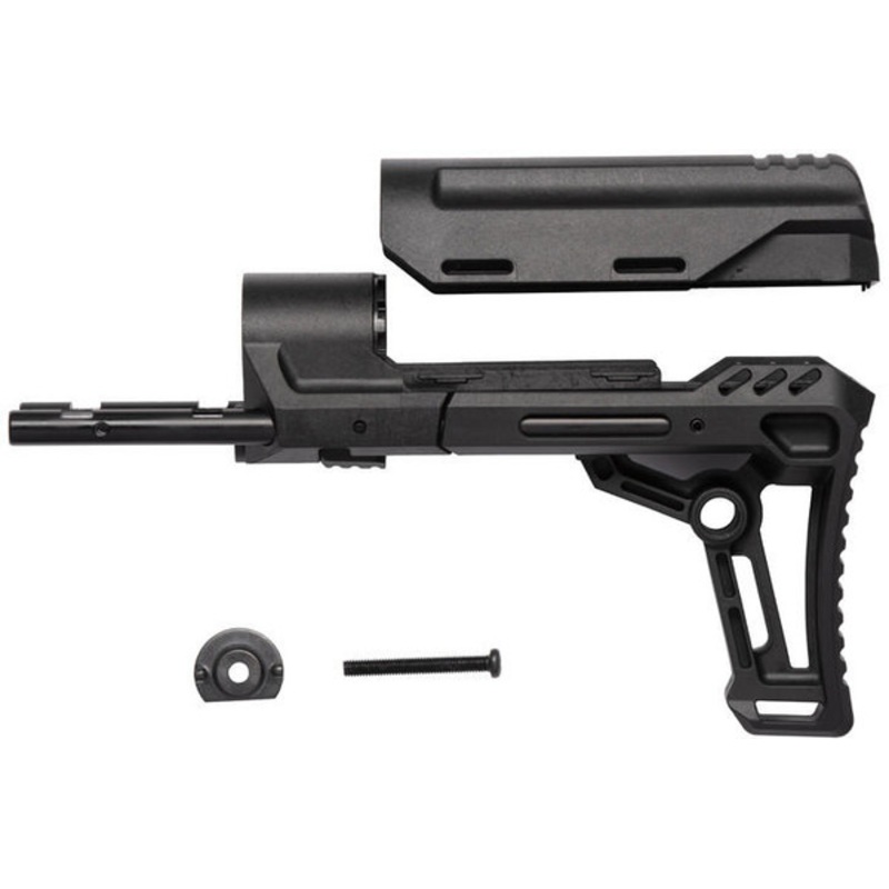 Lancer Tactical LT-35 PDW M4 AEG Retractable Stock, Black