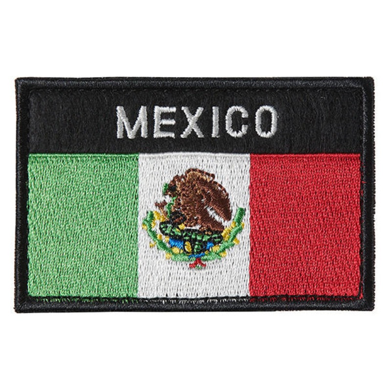 Sentinel Gears Embroidered Mexican Flag Patch