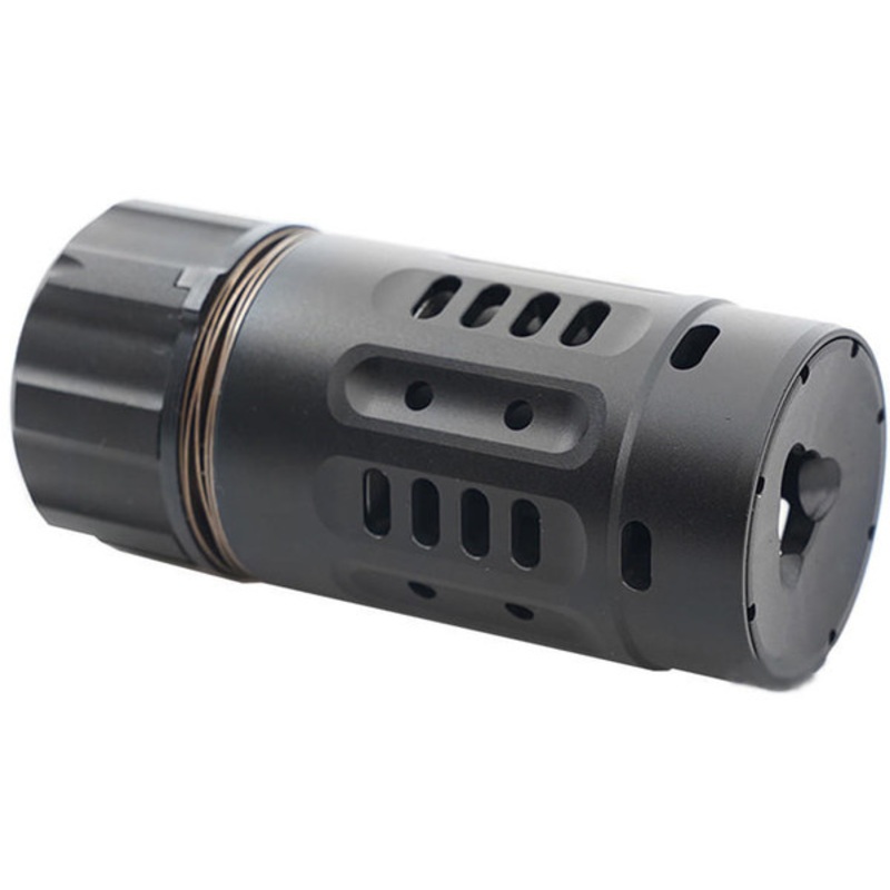 5KU DA Enhanced 14mm CCW Muzzle Brake, Black