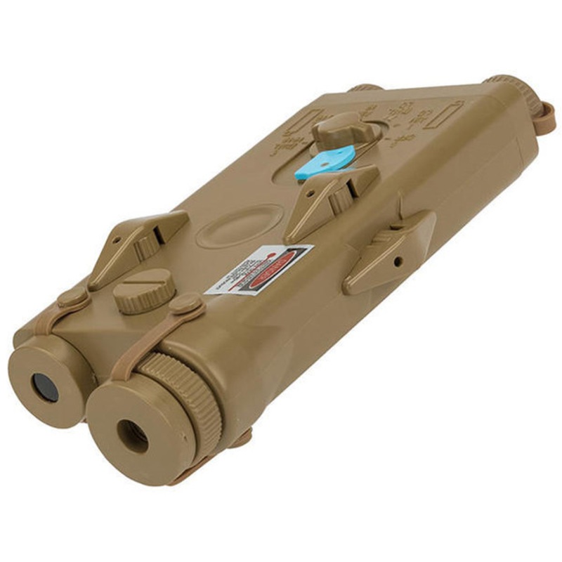 ACW External Battery Box with Integrated Laser PEQ 2, Dark Earth