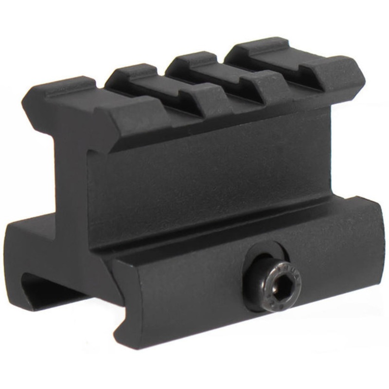 Aim Sports 1 High, 1.6 Long  Riser Mount/High Profile, Black