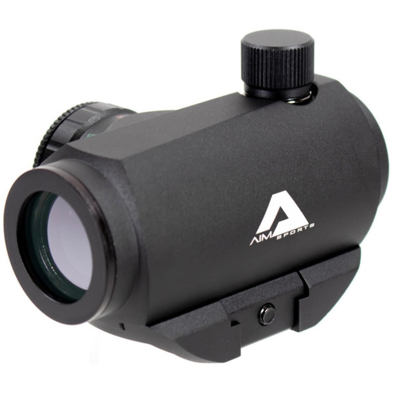 Aim Sports 1x20mm Dual Illuminated 4 MOA Micro Dot Sight, Black
