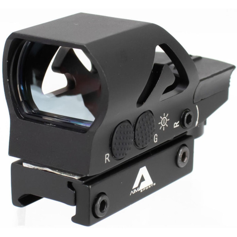 Aim Sports 1x34mm Full Size Reflex Sight, Black