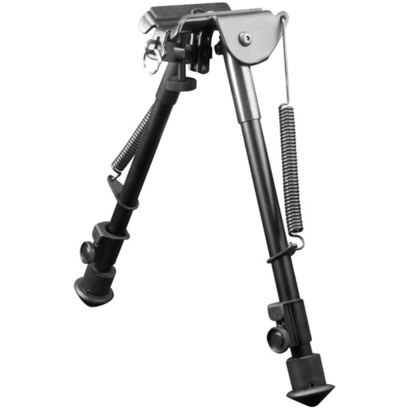 Aim Sports 9 H. Style Spring Tension Bipod/Medium, Black