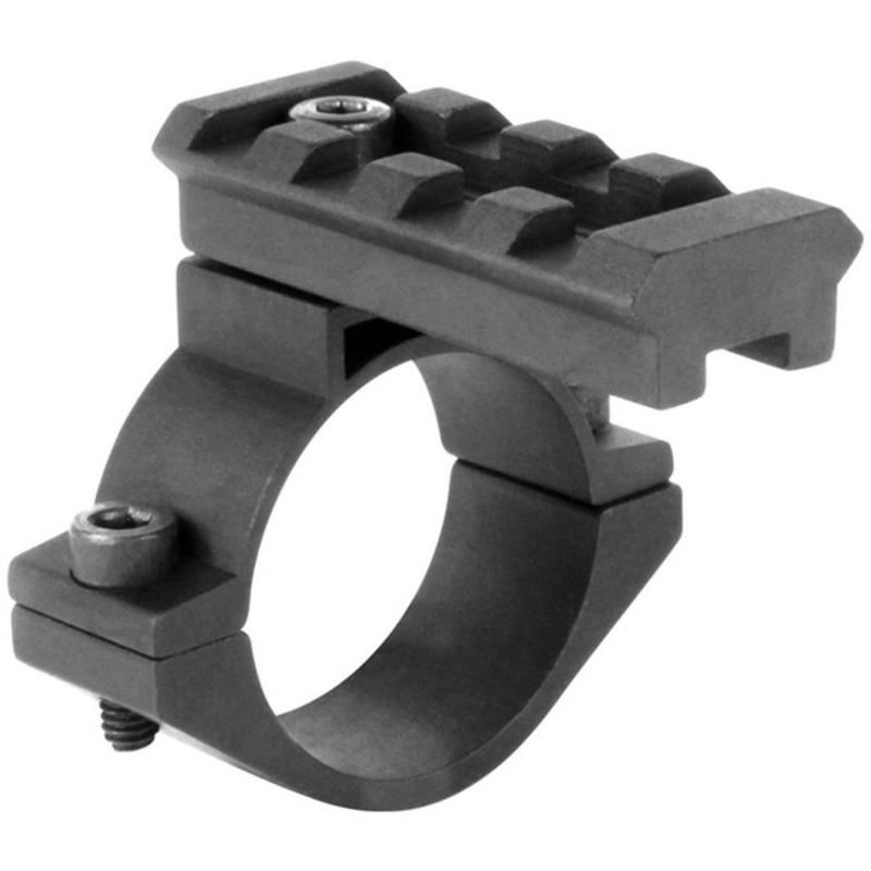 Aim Sports Picatinny Base 30mm Scopes Adaptor/Adjustable, Black