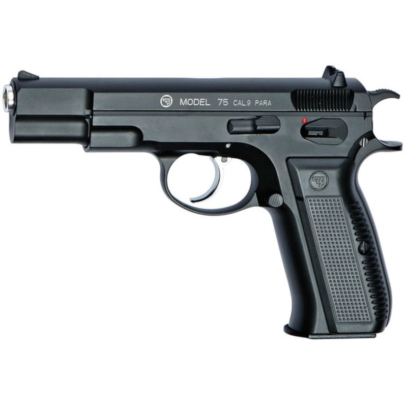 ASG CZ75 Full Metal Gas Blowback Airsoft Pistol, Black