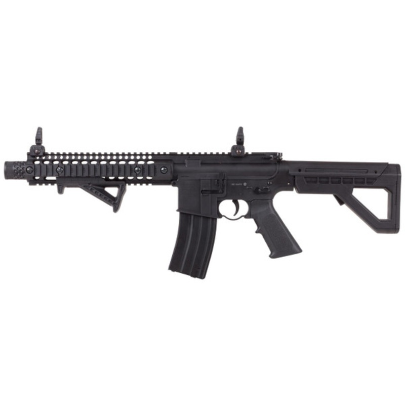 Crosman DPMS SBR Full-Auto w/ 2 magazines 0.177 Cal Airgun, Black