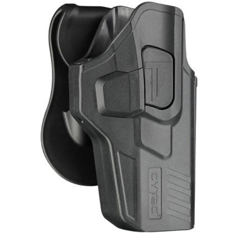 Cytac Hard Shell Holster for Glock Gas Blowback Airsoft Pistols, Black
