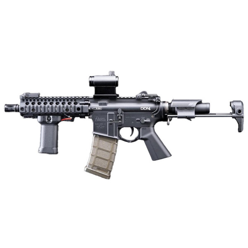 EMG Daniel Defense Licensed DDM4 Dagger RISII-7 B.R.S.S. Lite-S Airsoft AEG Rifle, Black