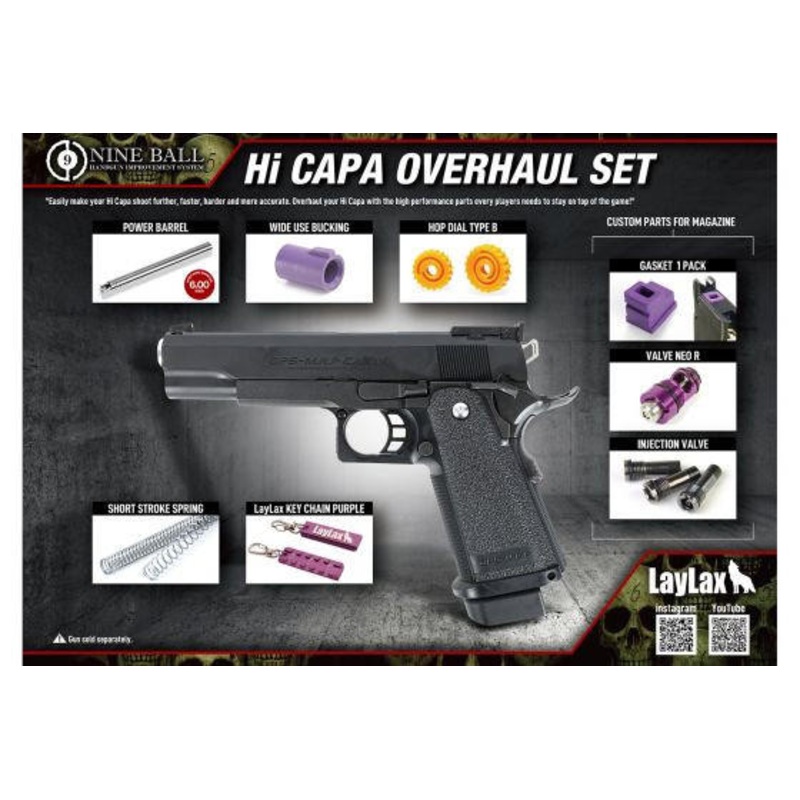G&G LayLax NINE BALL Hi Capa Overhaul Set
