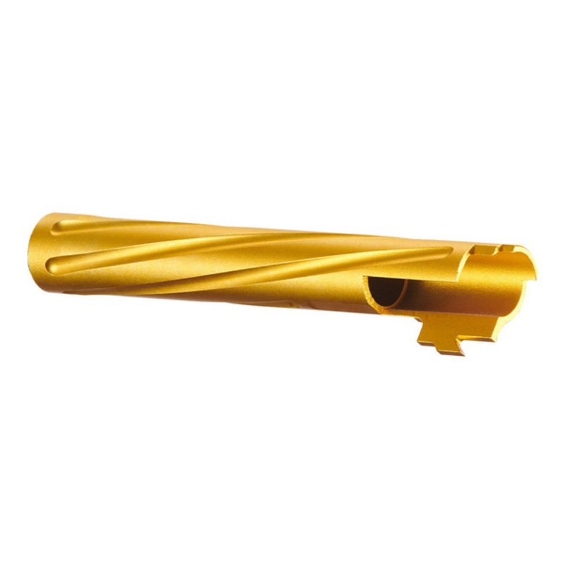 Golden Eagle Spiral Outer Barrel for 5.1 Hi Capas, Gold
