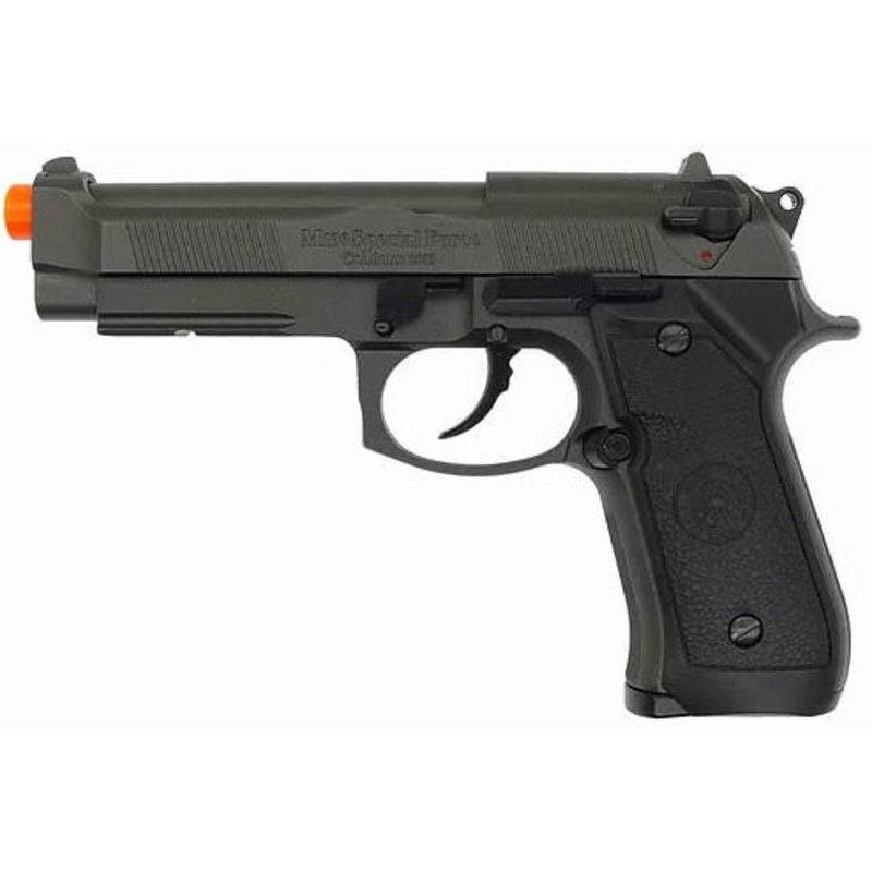 HFC M9 Full Metal Semi Auto Gas Blowback Pistol, Black