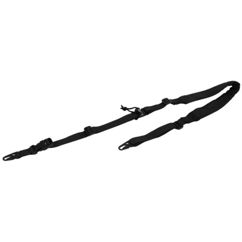 Lancer Tactical 2-Point Padded Rifle Sling, Black