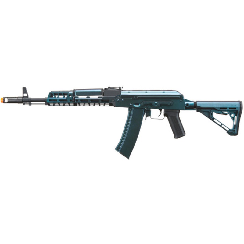 Lancer Tactical AK74 Full Metal Airsoft Rifle w/ 10.5 inch M-LOK Handguard, Stringray