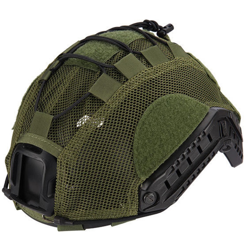 Lancer Tactical BUMP Helmet Cover in Large, OD Green