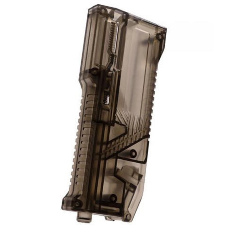 Laylax Satellite Ambidextrous Swiveling Arm High Capacity Speedloader, Smoked