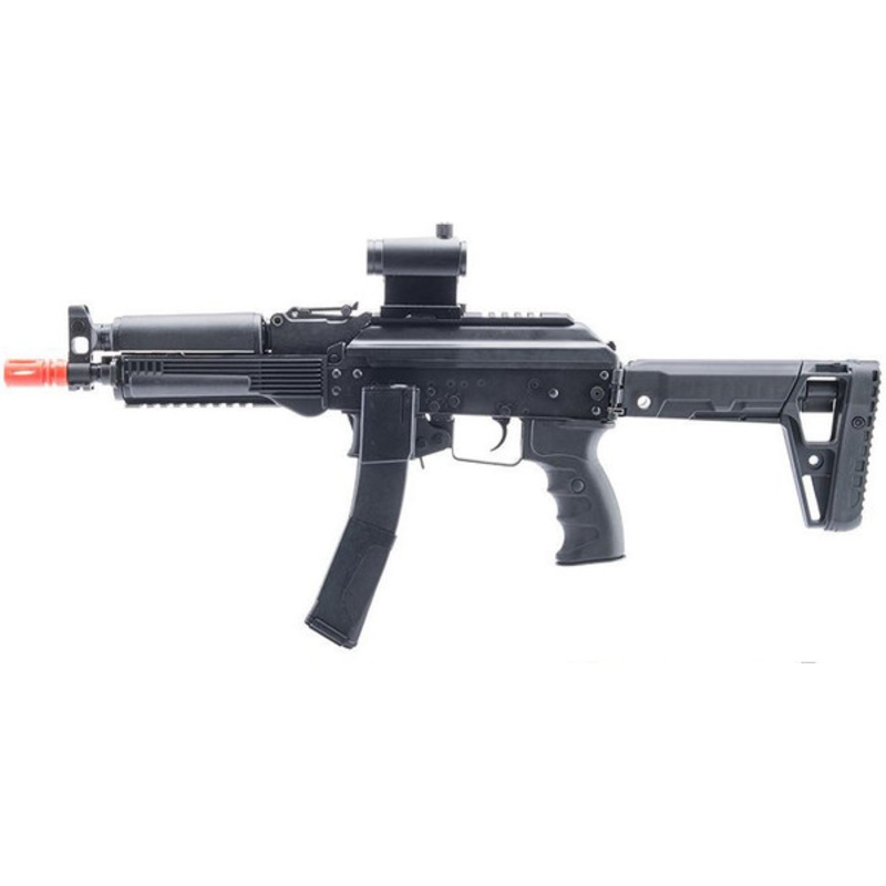 LCT Airsoft LPPK-20 EBB Airsoft AEG SMG, Black