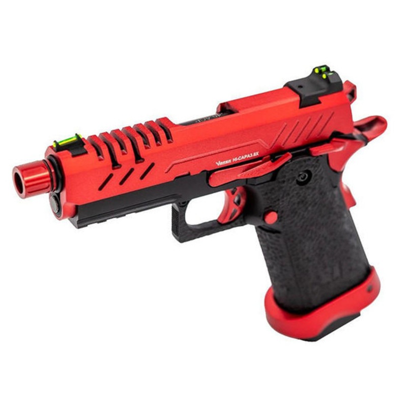 Vorsk 3.8 Hi Capa Pro GBB Airsoft Pistol, Red