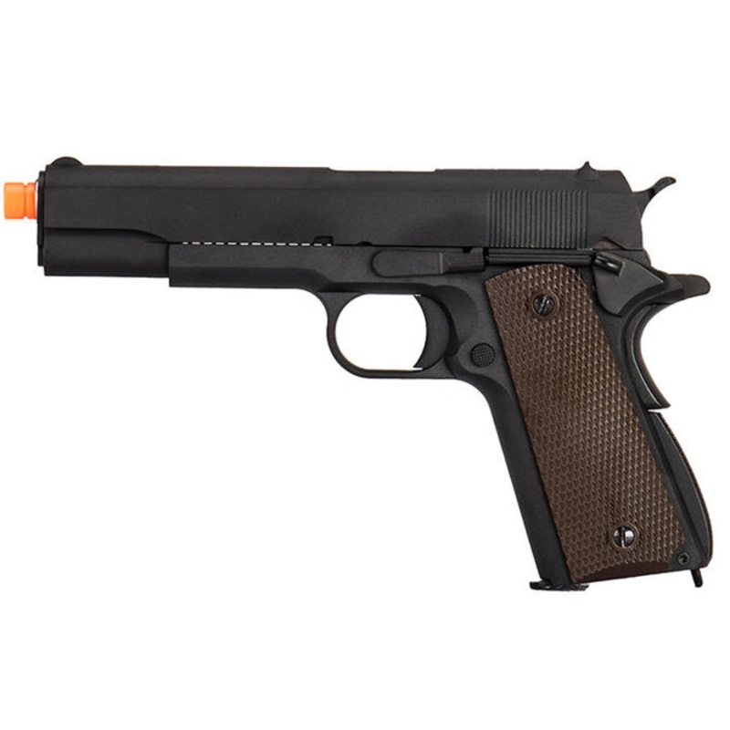 WE-Tech M1911 Metal Co2 Version GBB Airsoft Pistol, Black