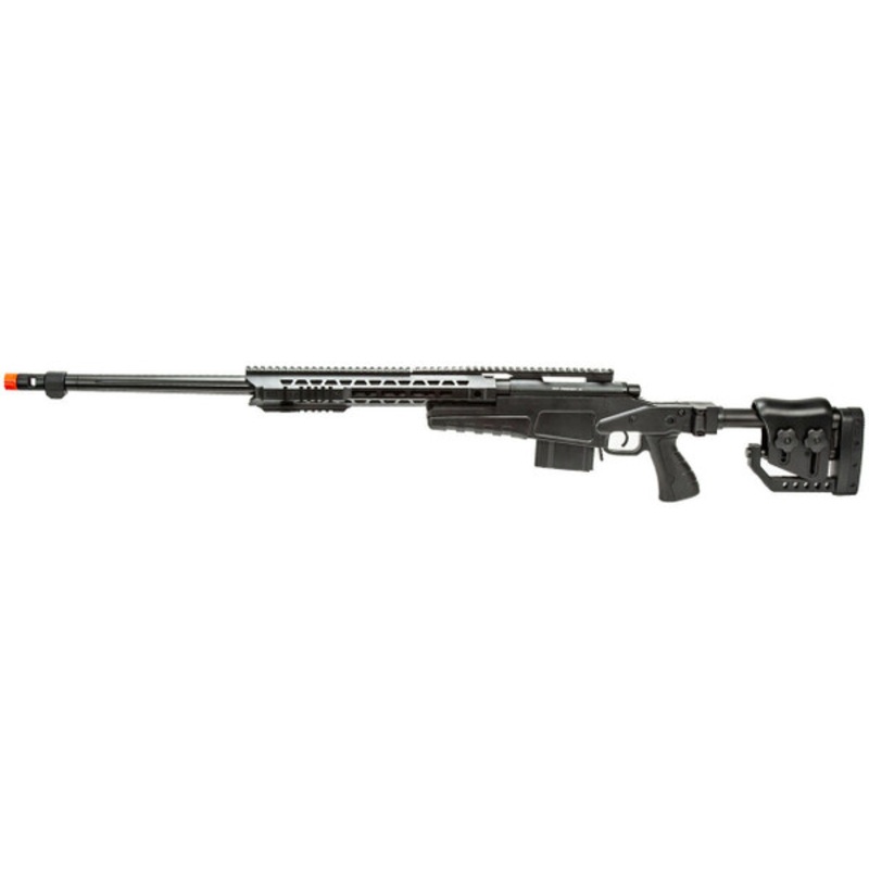 WellFire MB4419-2 Bolt Action Airsoft Sniper Rifle, Black
