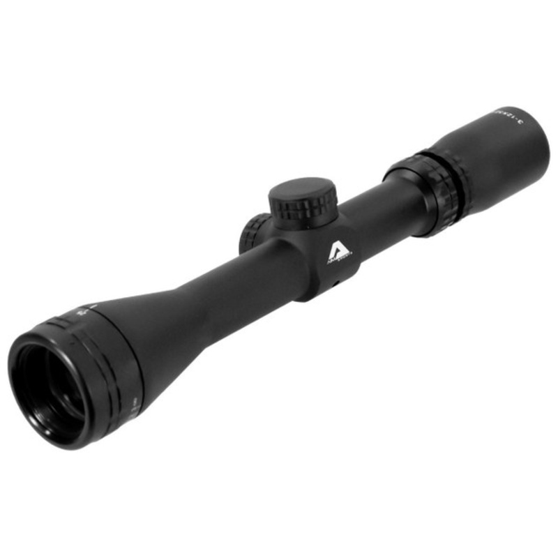 Aim Sports 3-12×32 1 In. Scout Scope with AO & A1-BDC Reticle, Black