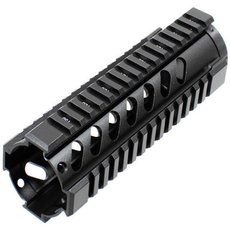 Aim Sports AR 7 Free Float Carbine Length Quad Rail/V3, Black