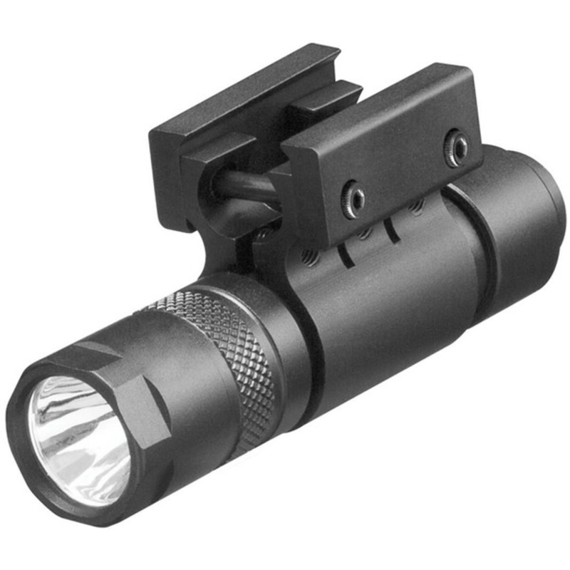 Aim Sports Flashlight 400 Lumens w/ Mount, Black