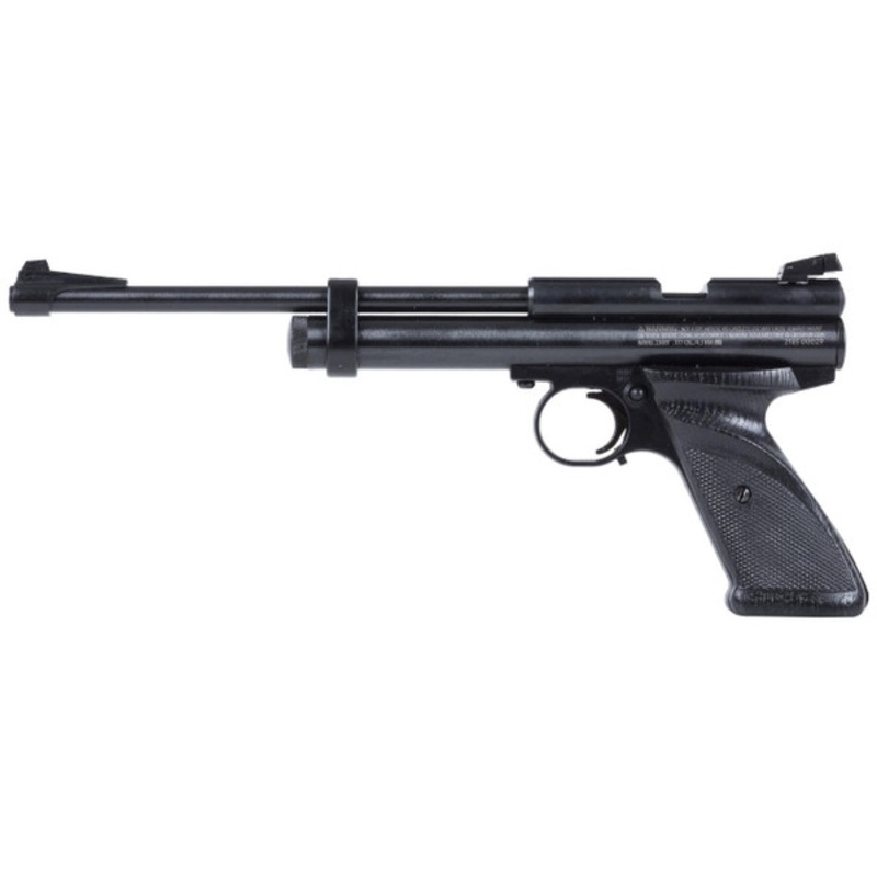 Crosman Bolt Action CO2 Powered 0.177 Cal Airgun, Black