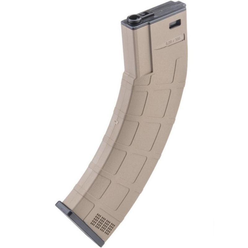 EMG M4-AK300 High Performance 300rd Mid-Cap Magazine for M4 / M16 Series AEG Rifles, Dark Earth
