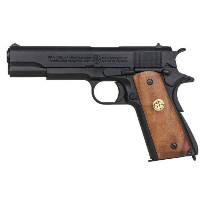 G&G GPM1911-P GP2 Gas Blowback Airsoft Pistol, Black