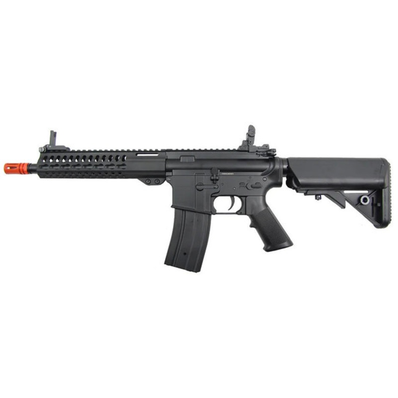 GE/JG 6612 M4 Metal RIS Crane Stock AEG Airsoft Rifle, Black
