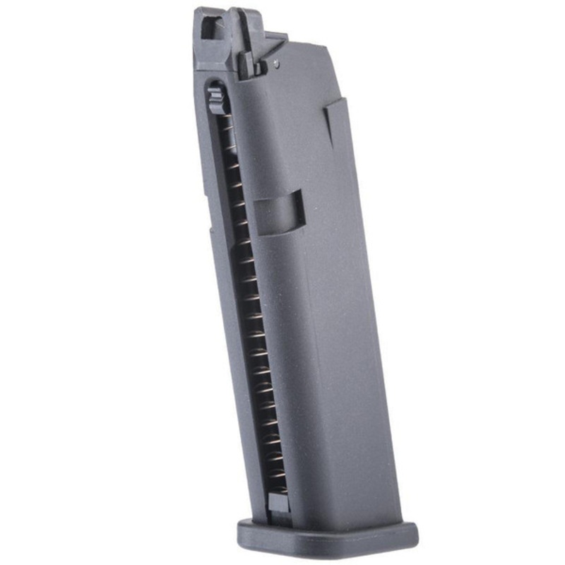 KRYTAC 24 Round Green Gas Magazine for Maxim 9 GBB Airsoft Pistols, Black