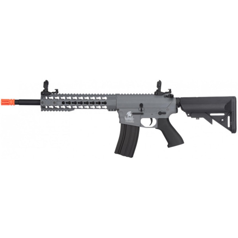 Lancer Tactical Gen 2 10 KeyMod M4 Evo Airsoft AEG Rifle Core Series, Gray
