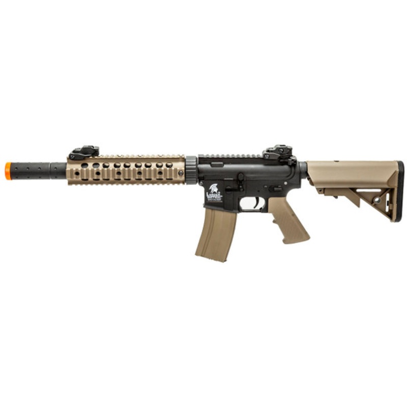 Lancer Tactical Gen 2 9 Nylon Polymer M4 Airsoft AEG Rifle, Black/Tan