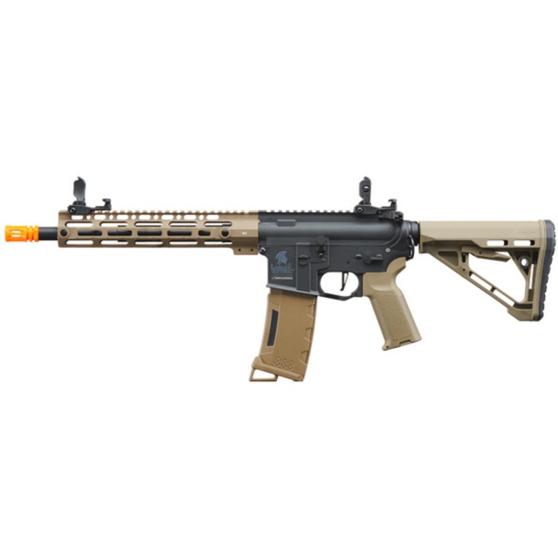 Lancer Tactical Gen 3 M-LOK 10 Airsoft M4 AEG Rifle with Delta Stock, Two-Tone
