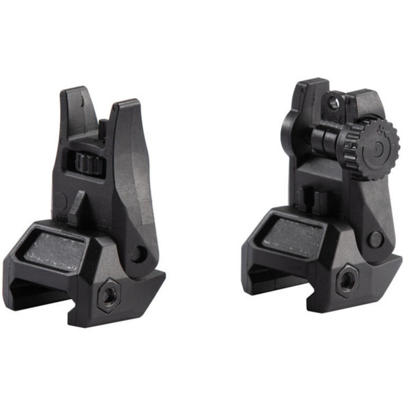 Lancer Tactical LT-35 Flip-Up Iron Sights, Black
