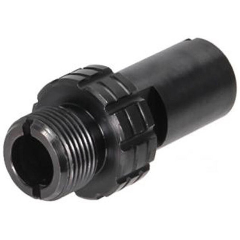 Laylax Nineball Tokyo Marui MP7A1 14mm CCW Silencer Thread Adapter, Black