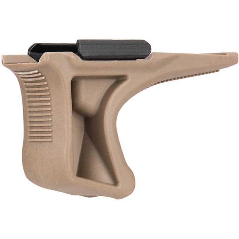 Sentinel Gears Low Profile Angled Grip For Picatinny Rails, Tan